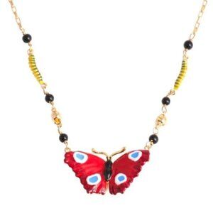 Les NEREIDES Butterfly Pendant Necklace